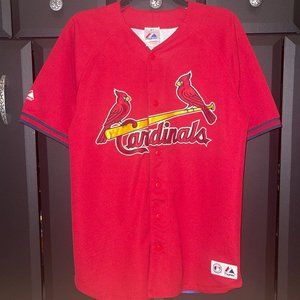 Boy's Size 18-20 Majestic #27 Rolen Graphic Cardinals Jersey